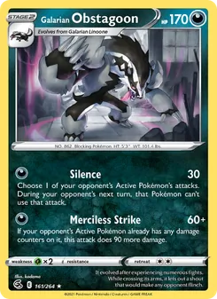 Kaart Galarian Obstagoon