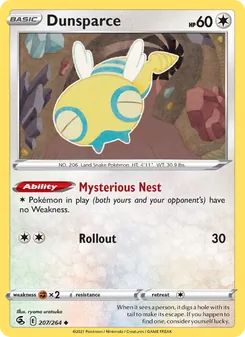 Kaart Dunsparce