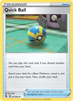 Kaart Quick Ball