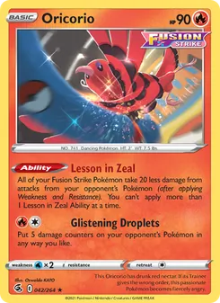 Kaart Oricorio