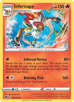 Kaart Infernape