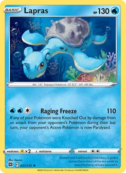 Kaart Lapras