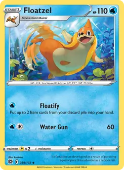 Kaart Floatzel