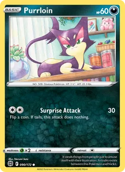 Kaart Purrloin