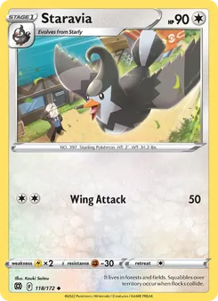 Kaart Staravia