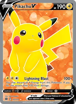 Kaart Pikachu V