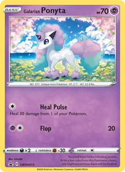 Kaart Galarian Ponyta