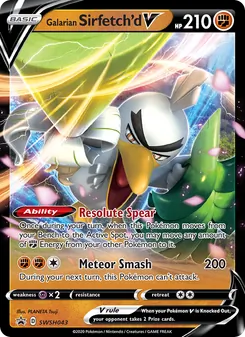 Kaart Galarian Sirfetch'd V
