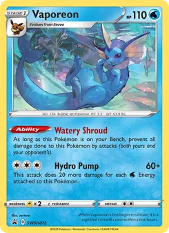 Kaart Vaporeon