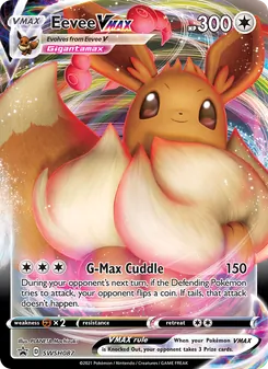 Kaart Eevee VMAX