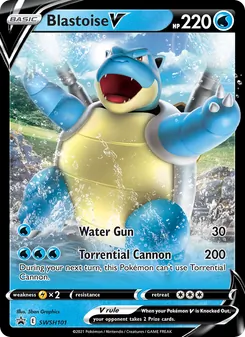 Kaart Blastoise V