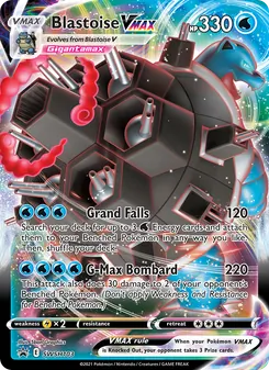Kaart Blastoise VMAX