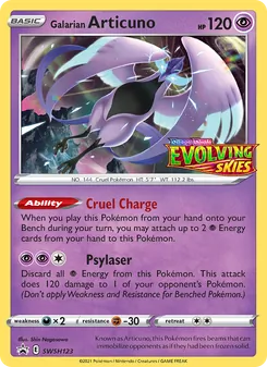 Kaart Galarian Articuno