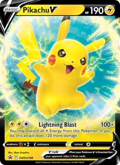 Kaart Pikachu V