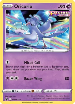 Kaart Oricorio