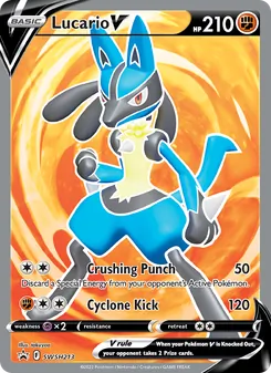Kaart Lucario V