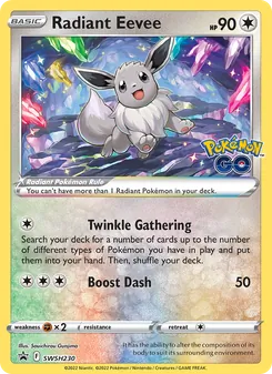 Kaart Radiant Eevee