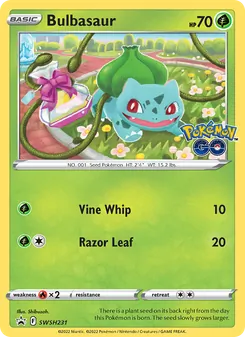 Kaart Bulbasaur