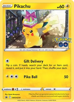 Kaart Pikachu