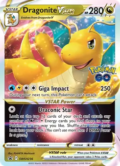 Kaart Dragonite VSTAR