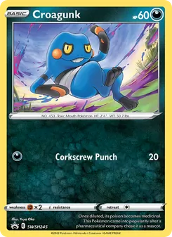 Kaart Croagunk