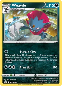 Kaart Weavile