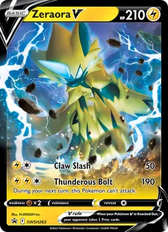 Kaart Zeraora V