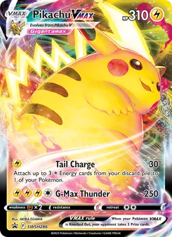 Kaart Pikachu VMAX