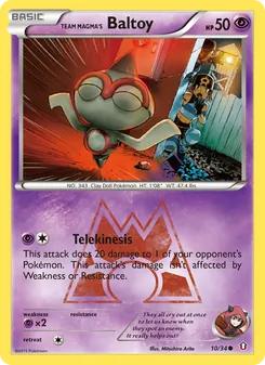 Kaart Team Magma's Baltoy
