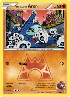 Kaart Team Magma's Aron
