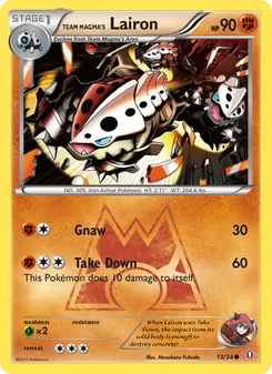 Kaart Team Magma's Lairon