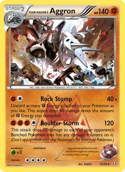 Kaart Team Magma's Aggron