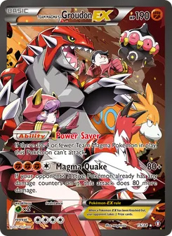 Kaart Team Magma's Groudon EX