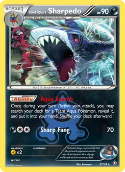 Kaart Team Aqua's Sharpedo