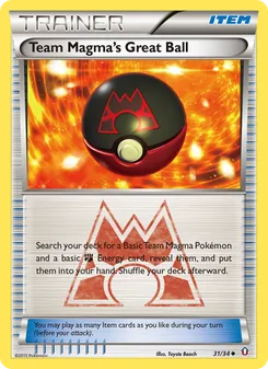 Kaart Team Magma's Great Ball