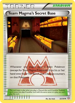 Kaart Team Magma's Secret Base