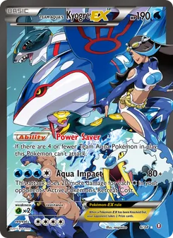 Kaart Team Aqua's Kyogre EX