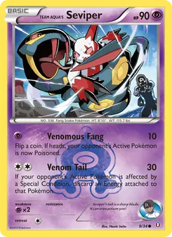 Kaart Team Aqua's Seviper