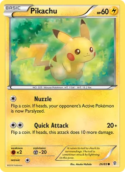 Kaart Pikachu
