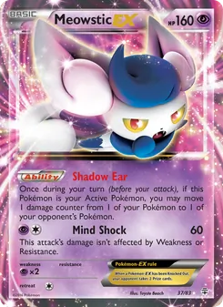 Kaart Meowstic EX