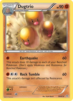 Kaart Dugtrio