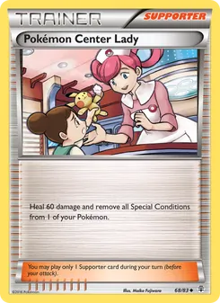 Kaart Pokémon Center Lady
