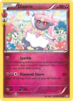 Kaart Diancie