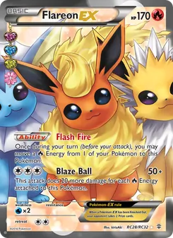 Kaart Flareon EX