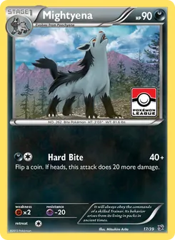 Kaart Mightyena