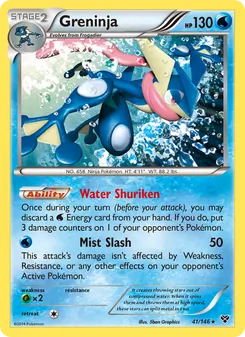 Kaart Greninja