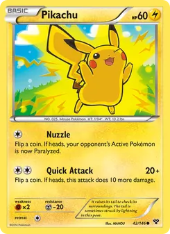 Kaart Pikachu
