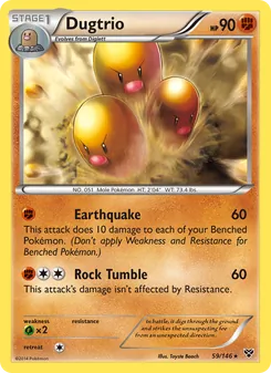 Kaart Dugtrio
