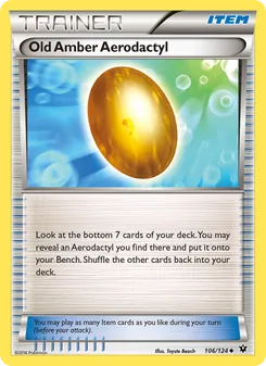 Kaart Old Amber Aerodactyl