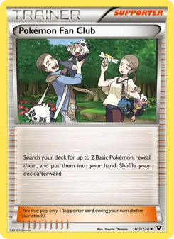 Kaart Pokémon Fan Club